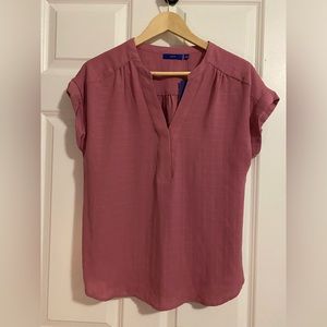 Womens Apt.9 Rose Pink Blouse